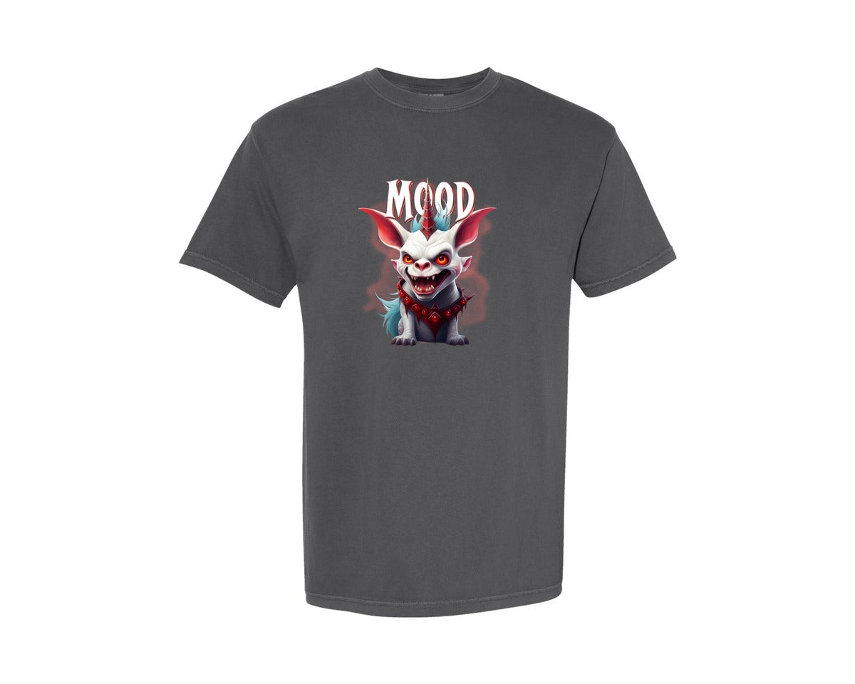 brand:Comfort Colors|color:Pepper|Pretty Creepy Evil Moody Scary Dragon Graphic T-Shirt