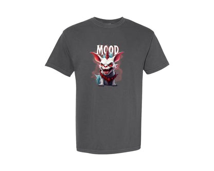 brand:Comfort Colors|color:Pepper|Pretty Creepy Evil Moody Scary Dragon Graphic T-Shirt