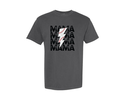 brand:Comfort Colors|color:Pepper|Sports Mama Mom Graphic T-Shirt
