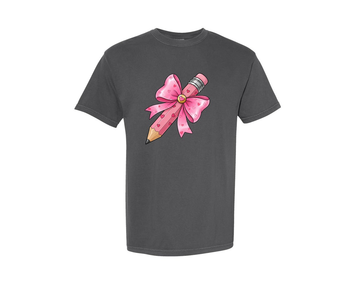 brand:Comfort Colors|color:Pepper|Teacher Valentine Valentines Day 3 Graphic T-Shirt