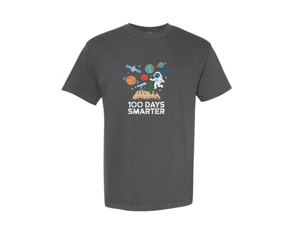 brand:Comfort Colors|color:Pepper|100 Days Smarter Space Graphic T-Shirt