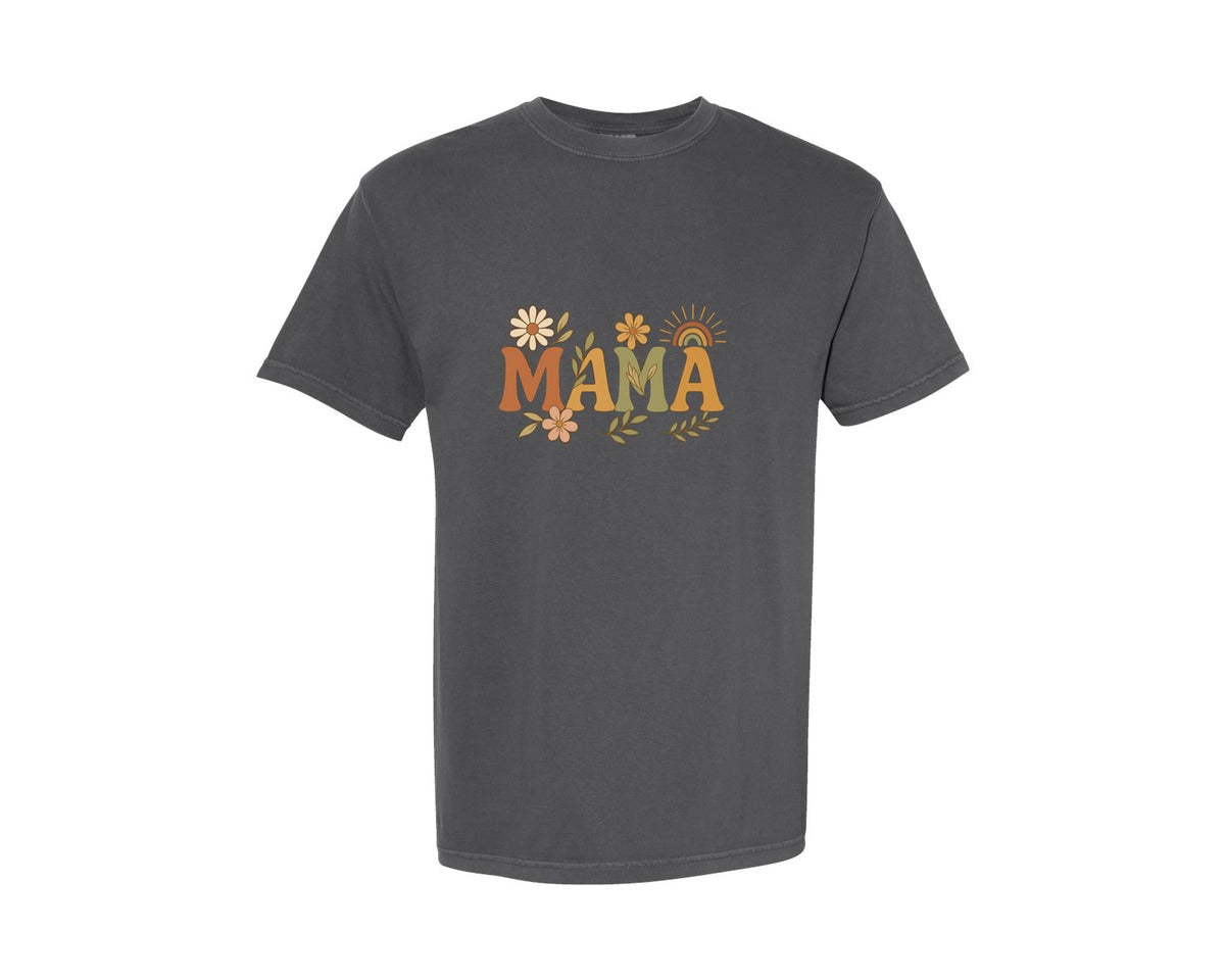 brand:Comfort Colors|color:Pepper|Mama Mothers Day Mama 4 Graphic T-Shirt