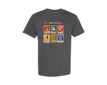 brand:Comfort Colors|color:Pepper|Funny Mexican Christmas Graphic T-Shirt