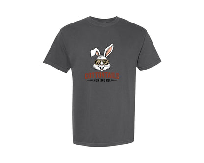 brand:Comfort Colors|color:Pepper|Cottontail Hunting Co Boy Egg Hunt Graphic T-Shirt