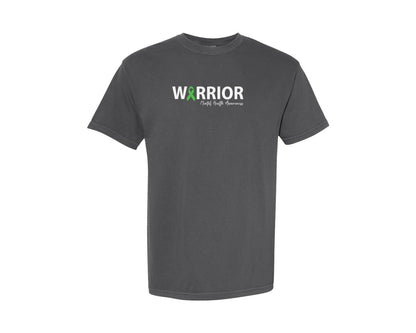 brand:Comfort Colors|color:Pepper|Mental Health Awareness Green Ribbon T S 2 Graphic T-Shirt
