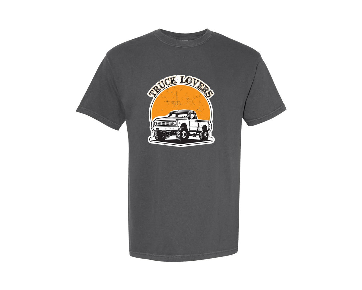 brand:Comfort Colors|color:Pepper|Truck Driver T Shirt Design 3 Graphic T-Shirt