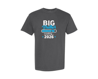 brand:Comfort Colors|color:Pepper|Big Brother Loading 2026 Family T Shirt Graphic T-Shirt