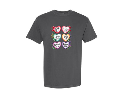 brand:Comfort Colors|color:Pepper|Christian Love Quotes Bible Verses Graphic T-Shirt