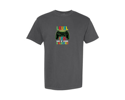 brand:Comfort Colors|color:Pepper|Gaming T Shirt Design Level 100 Graphic T-Shirt