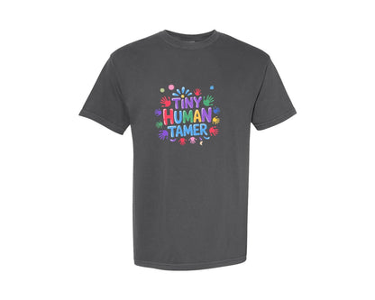 brand:Comfort Colors|color:Pepper|Tiny Human Tamer Daycare Provider Graphic T-Shirt