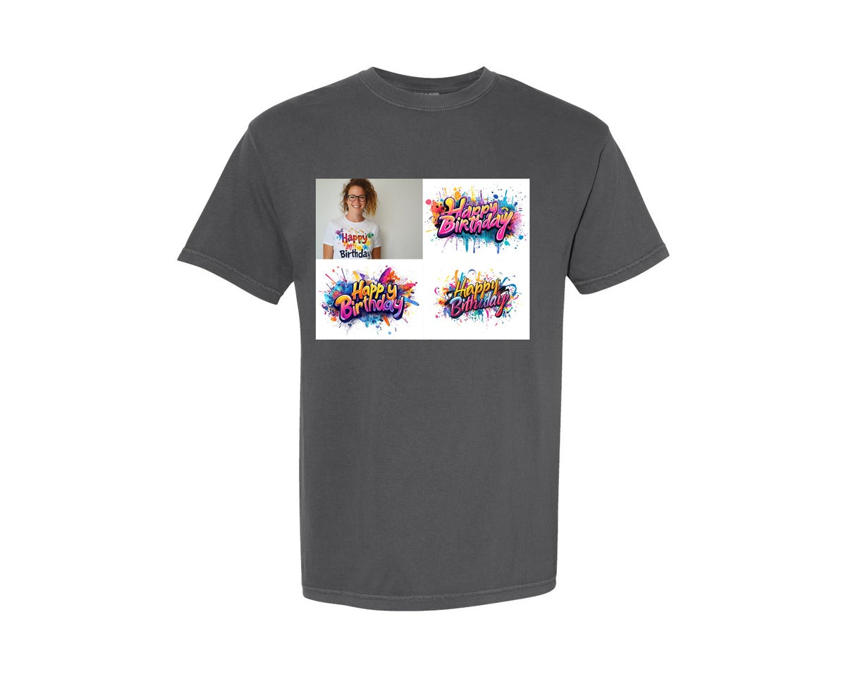 brand:Comfort Colors|color:Pepper|Happy Birthday T Shirt Design 69 Graphic T-Shirt