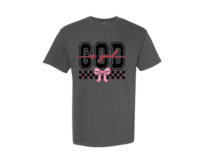 brand:Comfort Colors|color:Pepper|Christian Valentine God Is Good Graphic T-Shirt
