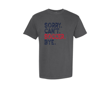 brand:Comfort Colors|color:Pepper|Funny Soccer Mom Quote Graphic T-Shirt