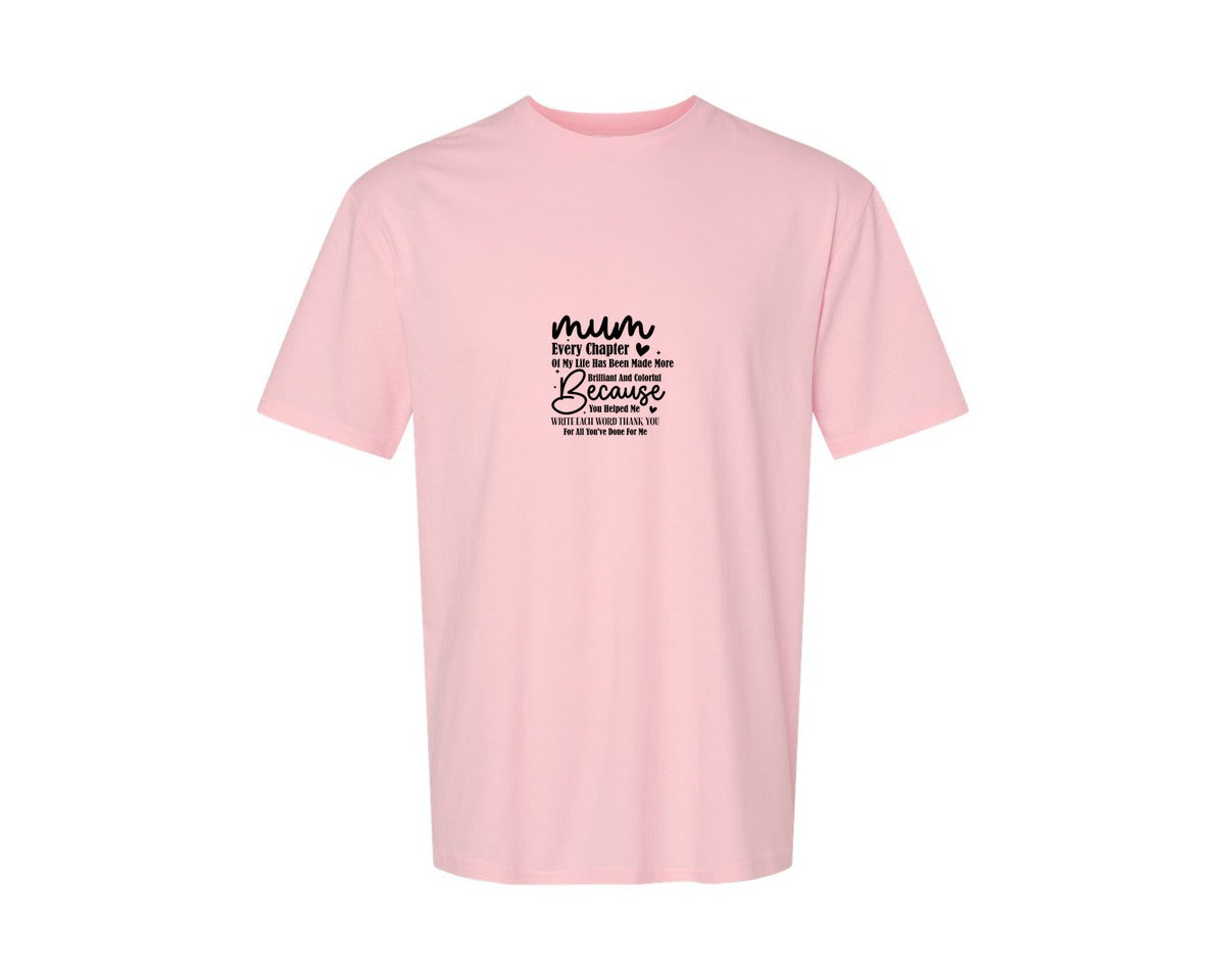 brand:Generic|color:Pink|Mothers Day Design Mum Design 2 Graphic T-Shirt