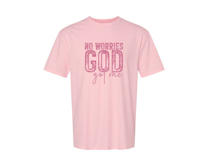 brand:Generic|color:Pink|Unafraidgod Got Me Christian Q Graphic T-Shirt