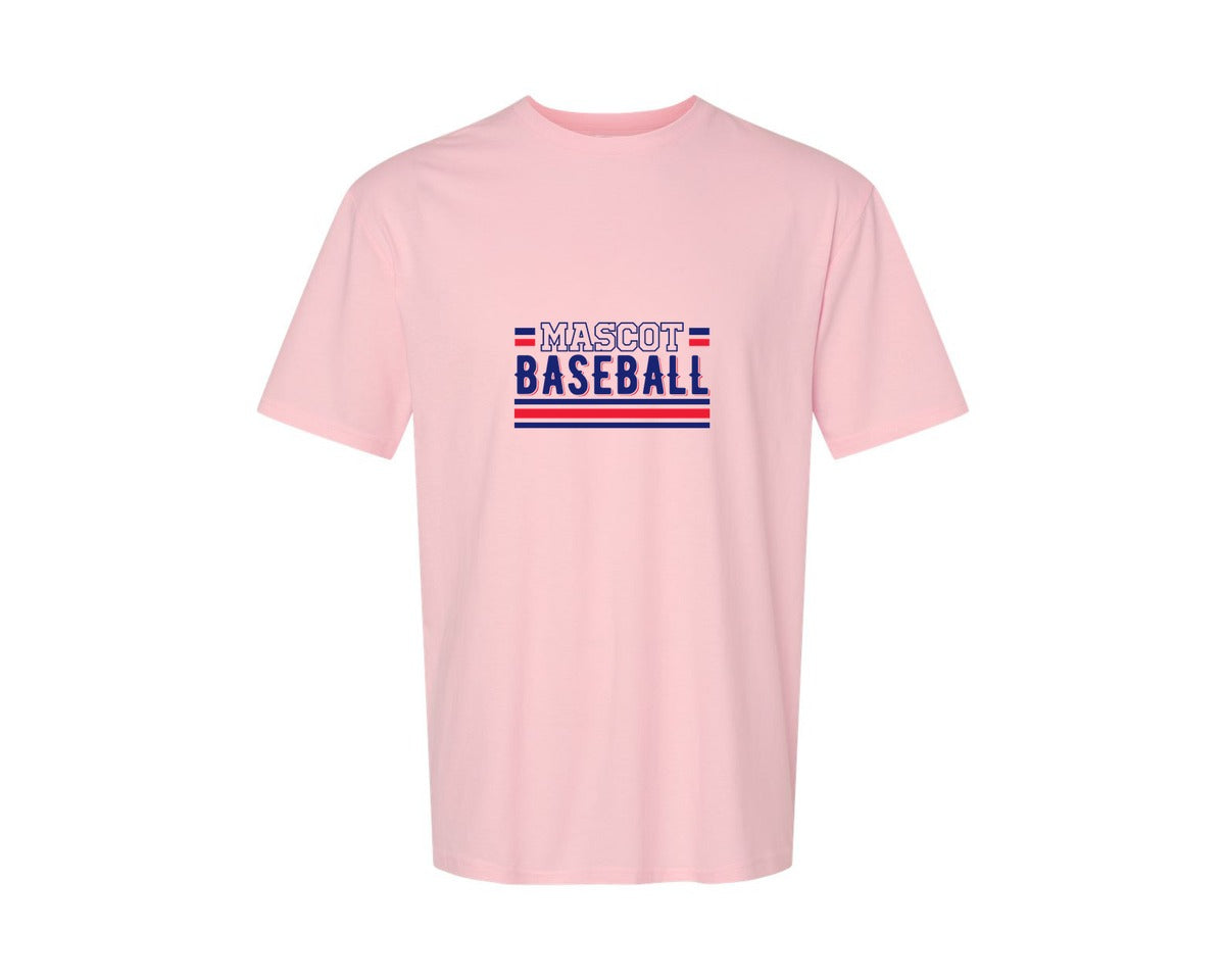 brand:Generic|color:Pink|Baseball Team Baseball Mom 2 Graphic T-Shirt