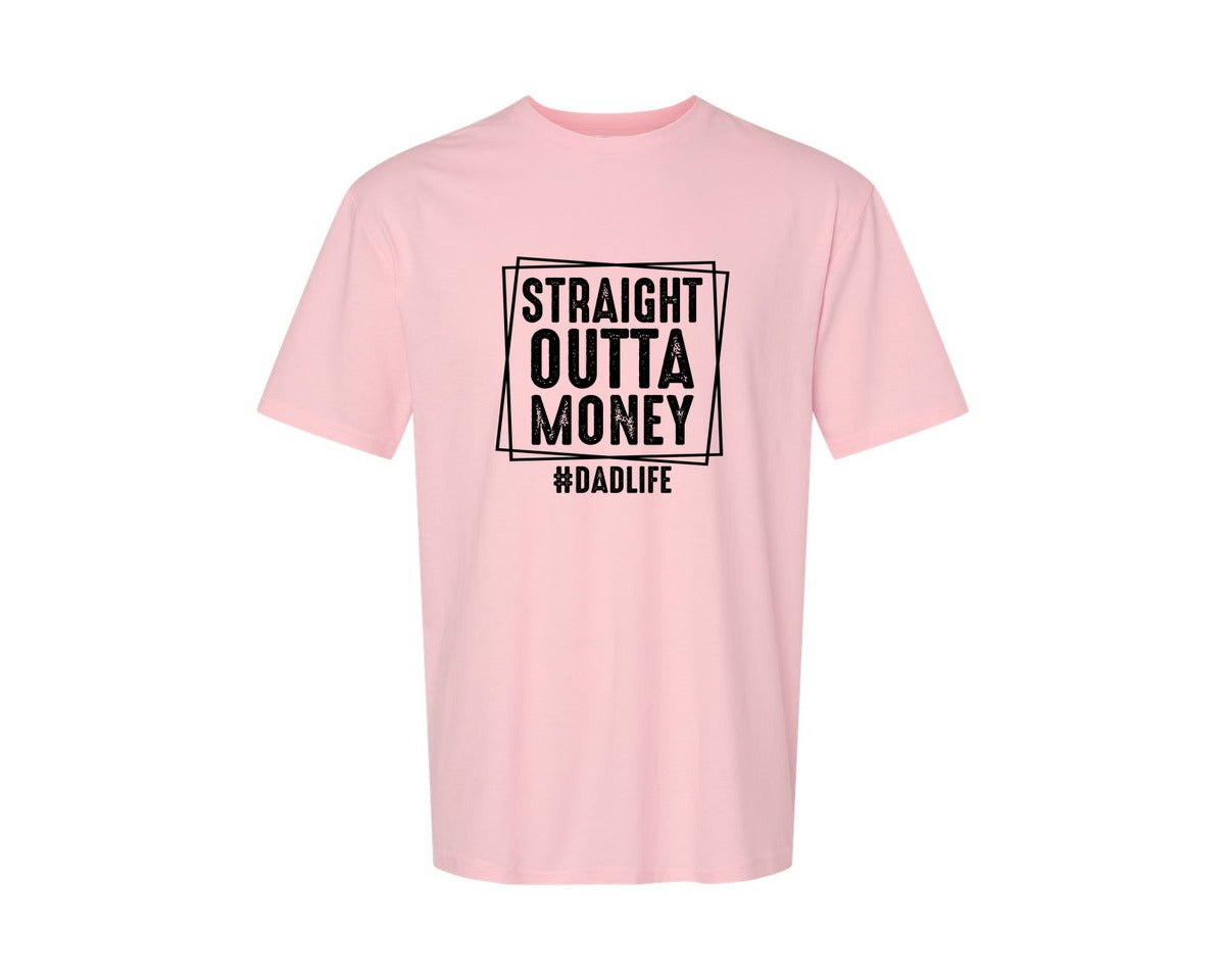 brand:Generic|color:Pink|Dad Fathers Day 5 Graphic T-Shirt