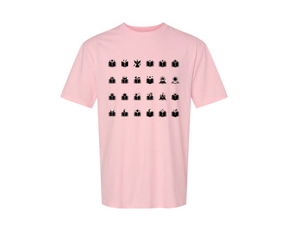brand:Generic|color:Pink|Open Book With Fantasy Graphic T-Shirt