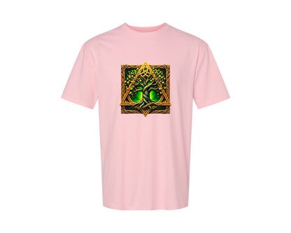 brand:Generic|color:Pink|Celtic Tree Of Life Mystical Tree Graphic T-Shirt