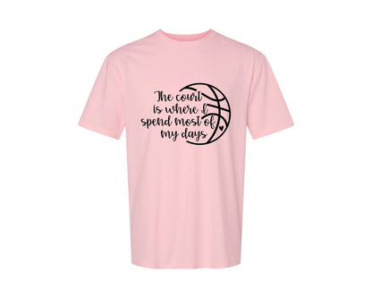 brand:Generic|color:Pink|Basketball Mom 80 Graphic T-Shirt