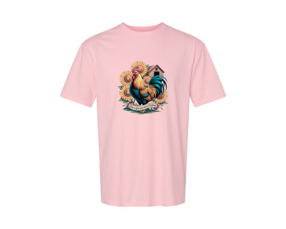brand:Generic|color:Pink|Just A Girl Who Loves Chickens 10 Graphic T-Shirt