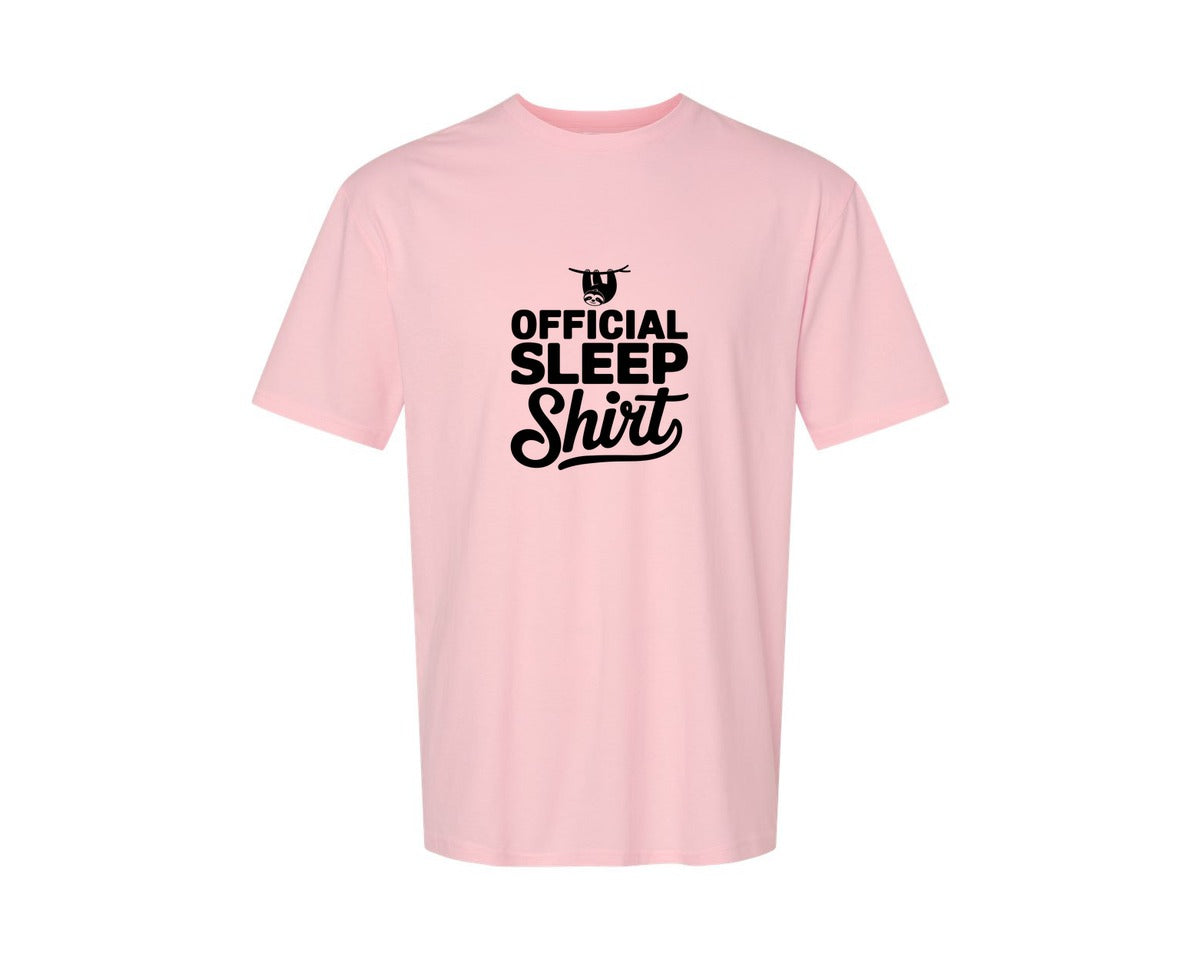 brand:Generic|color:Pink|Official Sleep Shirt T Shirt Graphic T-Shirt