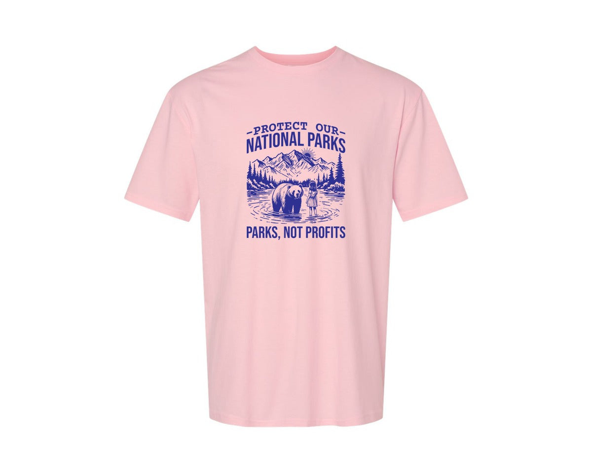 brand:Generic|color:Pink|Protect Our National Parks Shirt Save Graphic T-Shirt