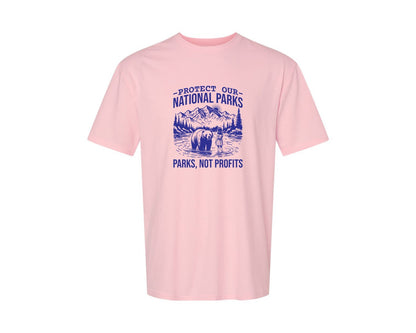brand:Generic|color:Pink|Protect Our National Parks Shirt Save Graphic T-Shirt