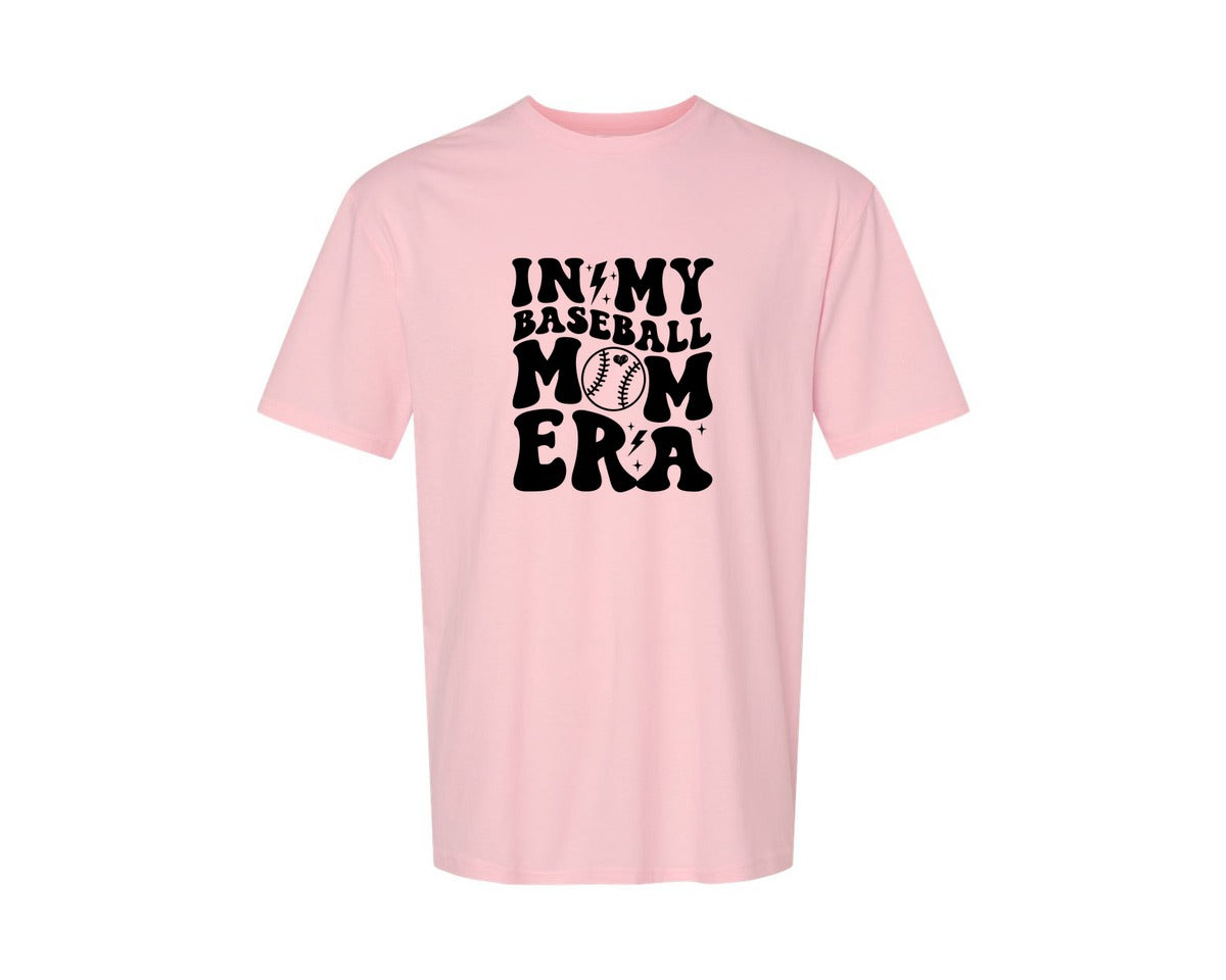 brand:Generic|color:Pink|Retro Sports Mom In My Mom Era Graphic T-Shirt