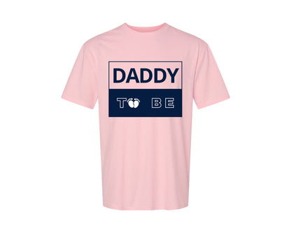 brand:Generic|color:Pink|Daddy To Be Pregnancy Announcement 2 Graphic T-Shirt