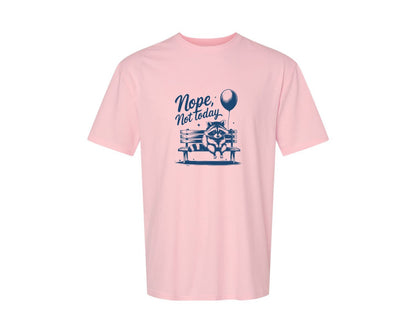 brand:Generic|color:Pink|Nope Not Today Design 47 Graphic T-Shirt