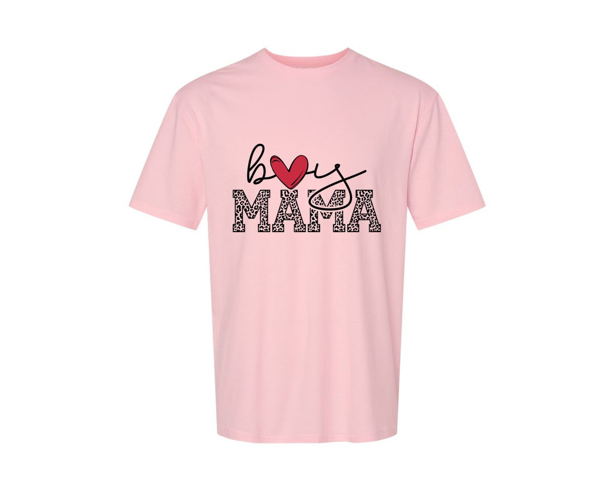 brand:Generic|color:Pink|Boy Mama Mama Boy 2 Graphic T-Shirt