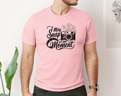 brand:Bella Canvas|color:Pink|I May Snap At Any Moment T Shirt Des Graphic T-Shirt