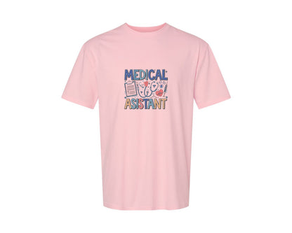 brand:Generic|color:Pink|Medical Assistant 7 Graphic T-Shirt
