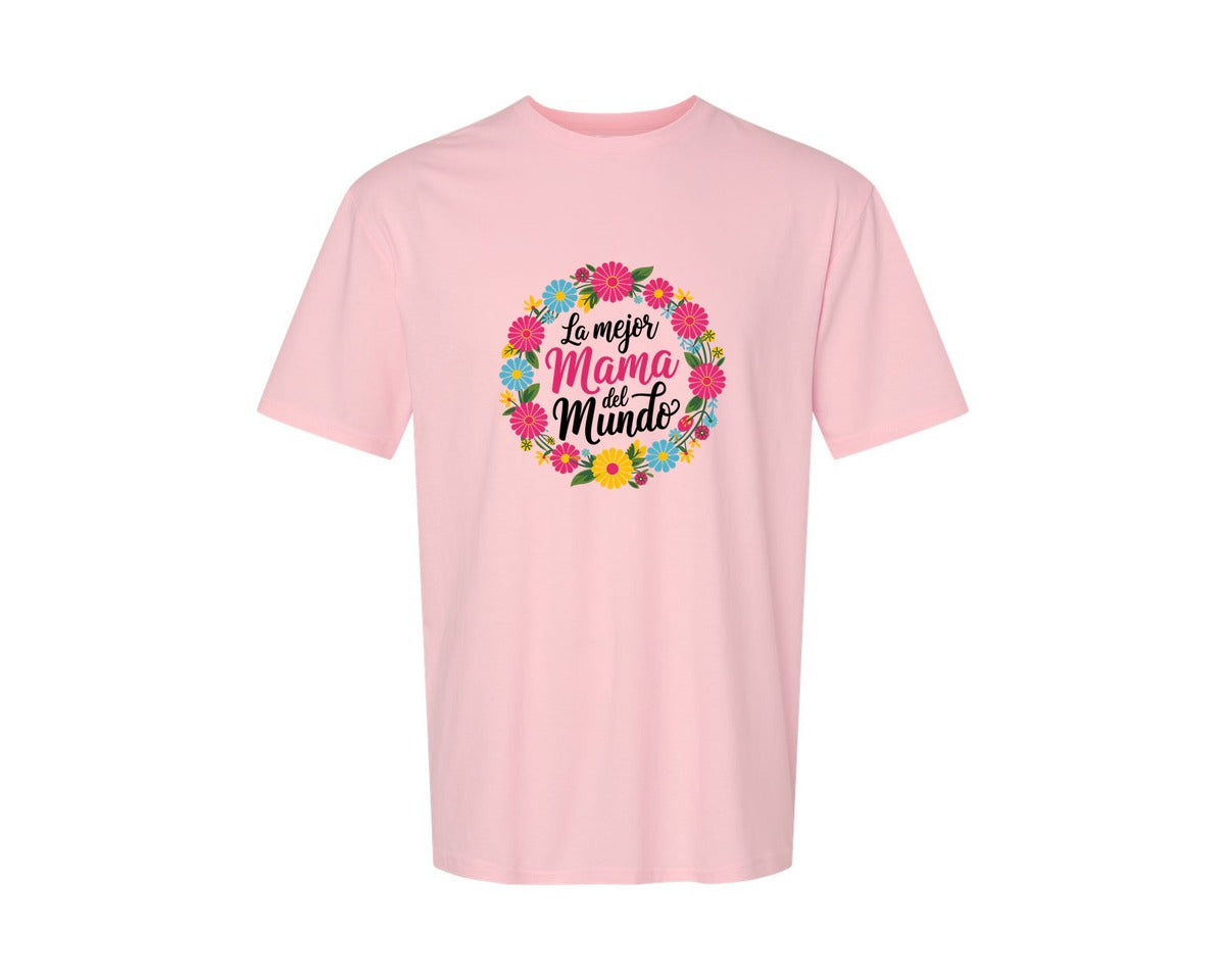 brand:Generic|color:Pink|Spanish Mothers Day 6 Graphic T-Shirt