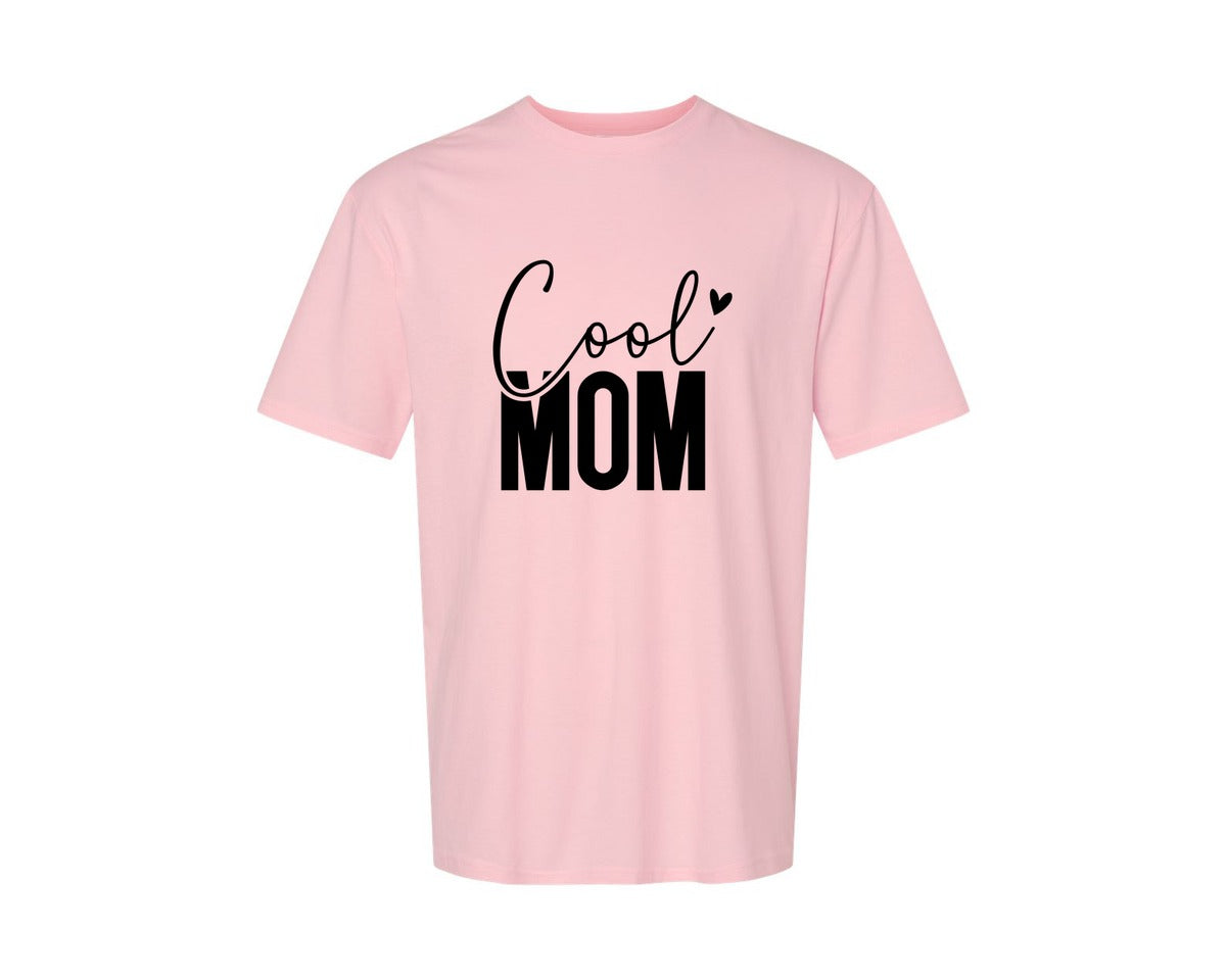 brand:Generic|color:Pink|Cool Mom Funny Mom Mama Graphic T-Shirt