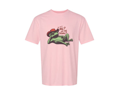 brand:Generic|color:Pink|Drama Frog Funny Cowboy Aesthetic Graphic T-Shirt