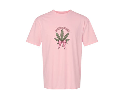 brand:Generic|color:Pink|Baked Boujee Funny Graphic T-Shirt