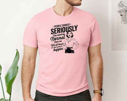 brand:Bella Canvas|color:Pink|Vintage Funny Trendy Woman Shirt Design Graphic T-Shirt