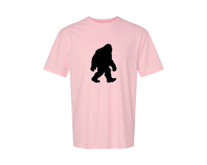 brand:Generic|color:Pink|Bigfoot Sasquatch Figure Design Graphic T-Shirt