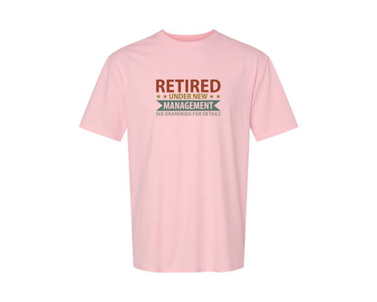 brand:Generic|color:Pink|Mens Fathers Day Retired Grandpa Shirts Graphic T-Shirt