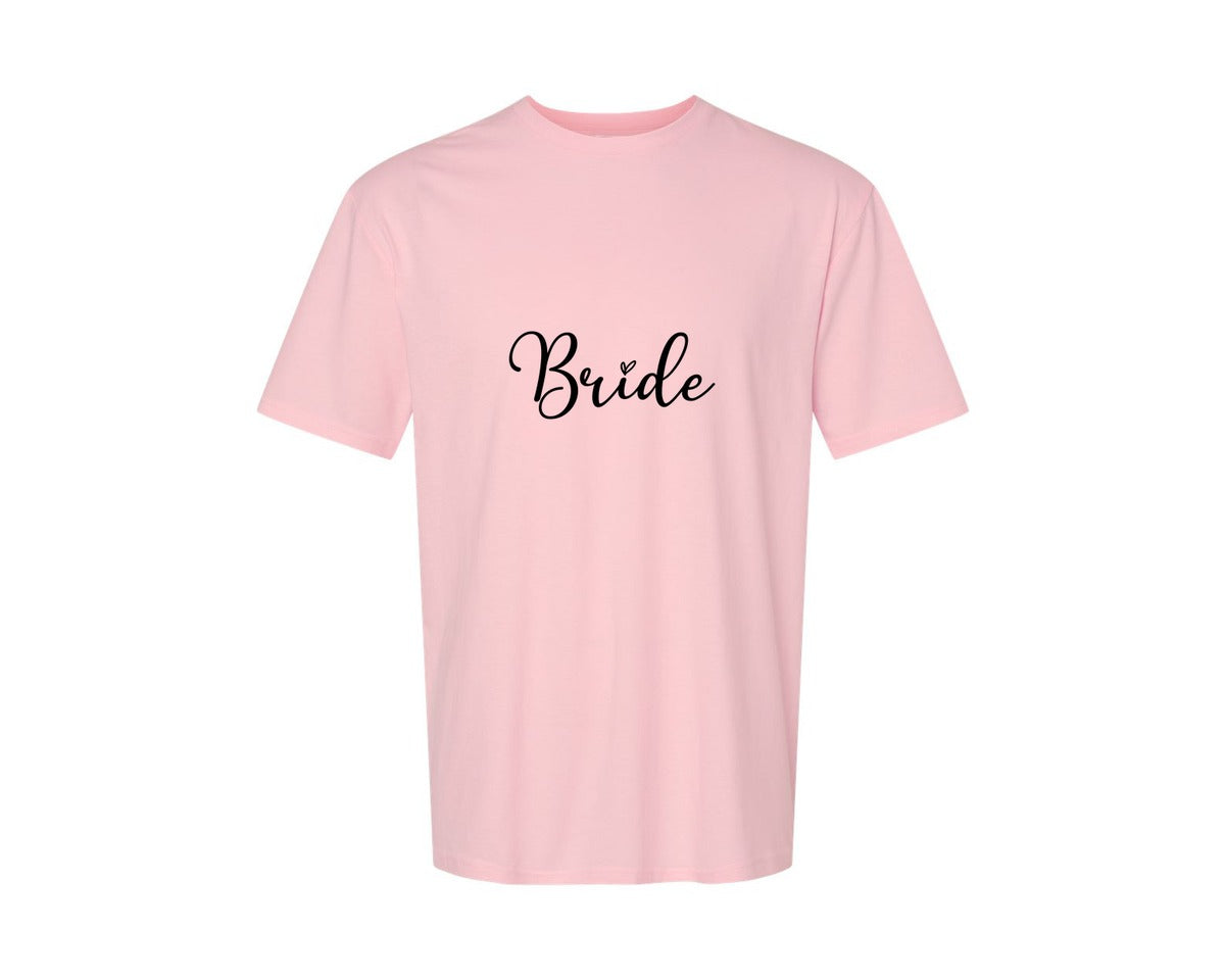brand:Generic|color:Pink|Bride Wedding 2 Graphic T-Shirt