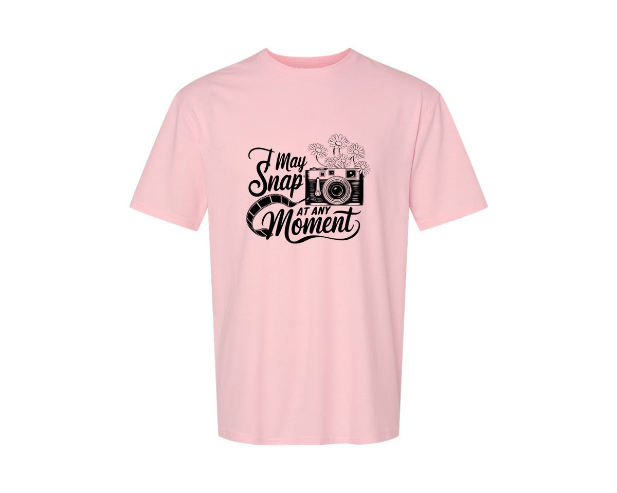 brand:Generic|color:Pink|I May Snap At Any Moment T Shirt Des Graphic T-Shirt