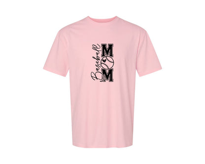 brand:Generic|color:Pink|Baseball Mom Baseball Mom 2 Graphic T-Shirt