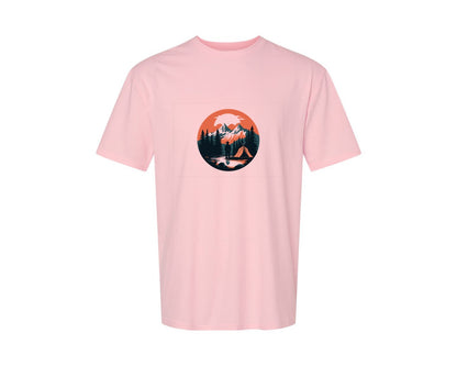 brand:Generic|color:Pink|Camping T Shirt Vector Design 6 Graphic T-Shirt