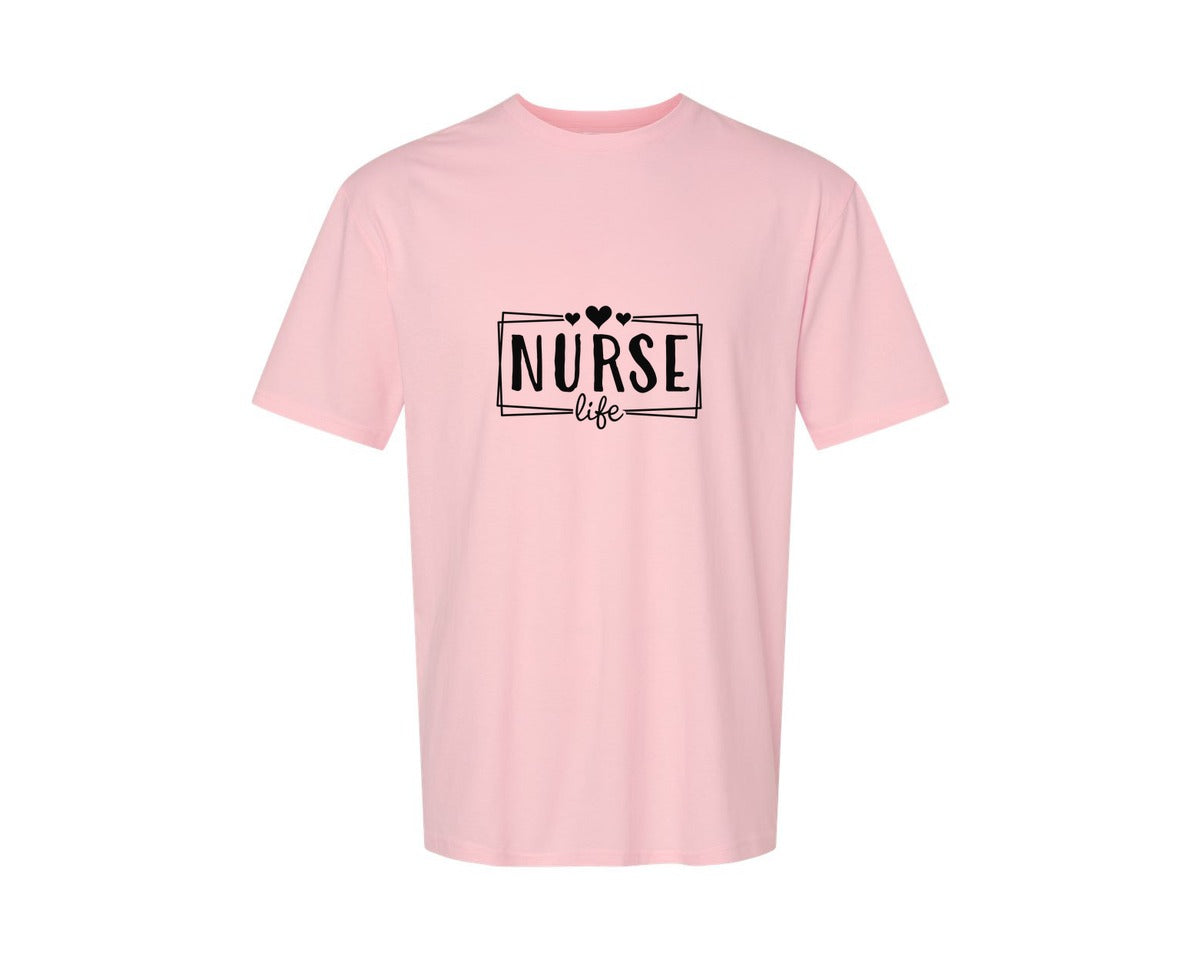 brand:Generic|color:Pink|Nurse Life Nursing Life Cna Graphic T-Shirt