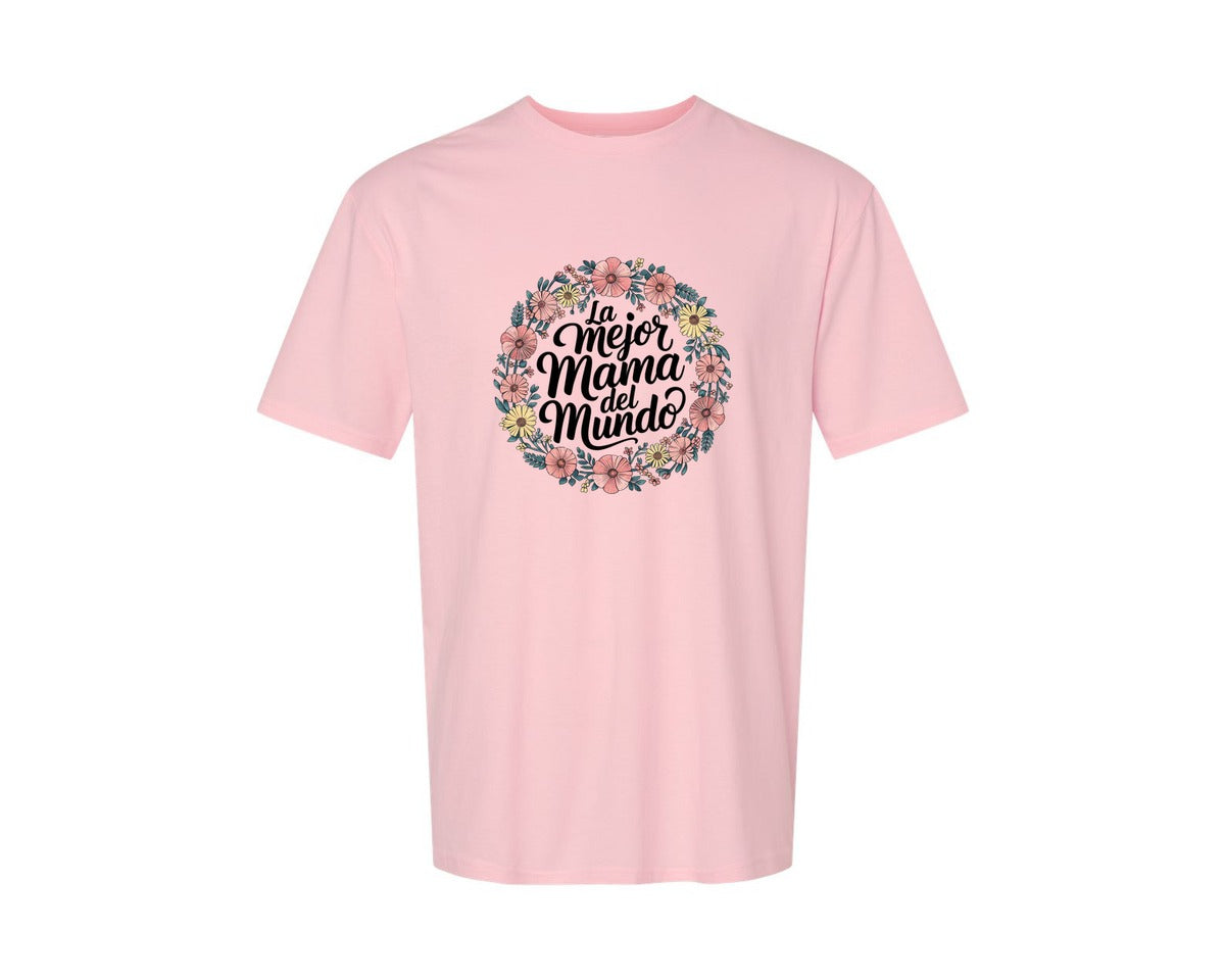 brand:Generic|color:Pink|Spanish Mothers Day 5 Graphic T-Shirt