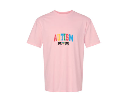 brand:Generic|color:Pink|Autism Mom Autism Day Graphic T-Shirt