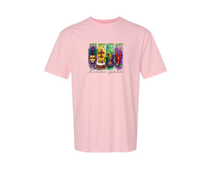 brand:Generic|color:Pink|Mardi Gras Coquette 2 Graphic T-Shirt