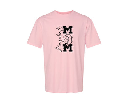 brand:Generic|color:Pink|Baseball Mama 16 Graphic T-Shirt